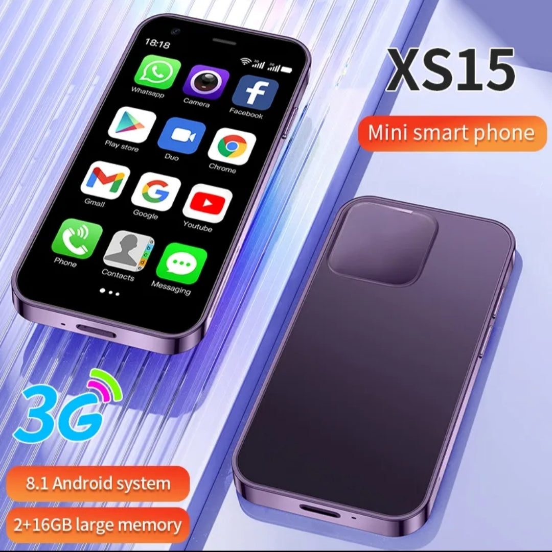 XS15 Mini Smartphone 2GB RAM 16GB ROM Android 8.1