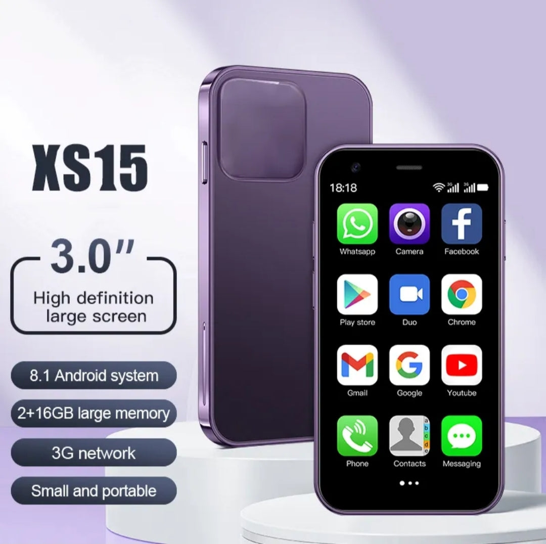 XS15 Mini Smartphone 2GB RAM 16GB ROM Android 8.1
